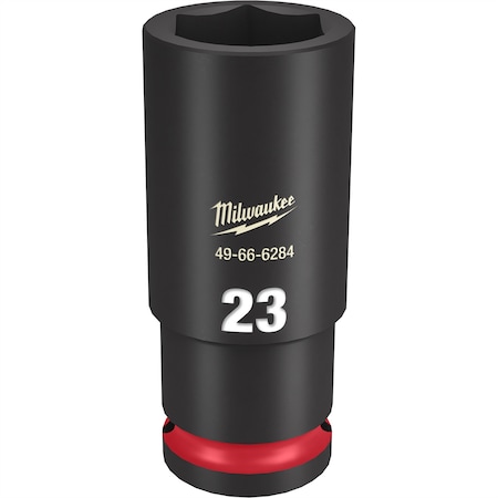 Milwaukee Tool SHOCKWAVE Impact Duty? 1/2"Drive 23MM Deep 6 Point Socket 49-66-6284